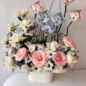 قاعدة الجمال - ورد وفازه - وردي غير